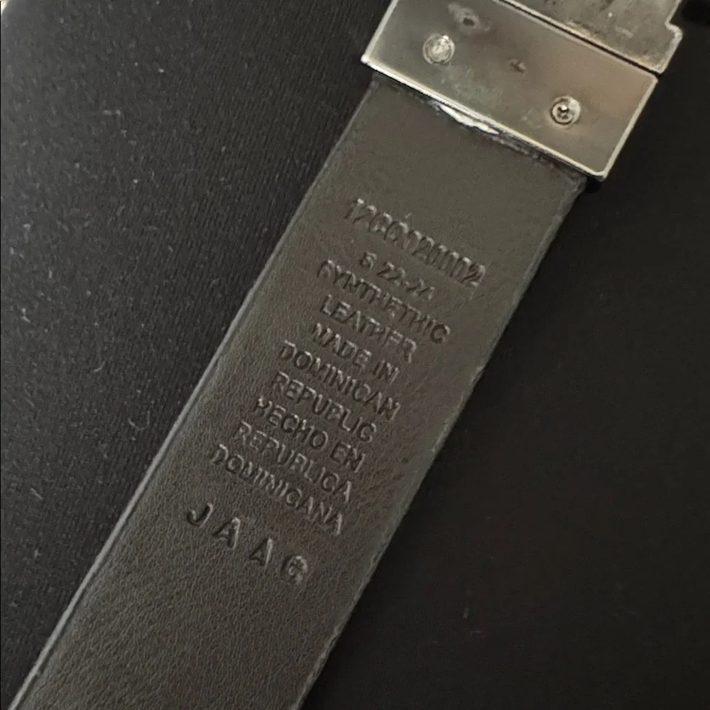 Columbia Boys Black/Brown Leather Belt